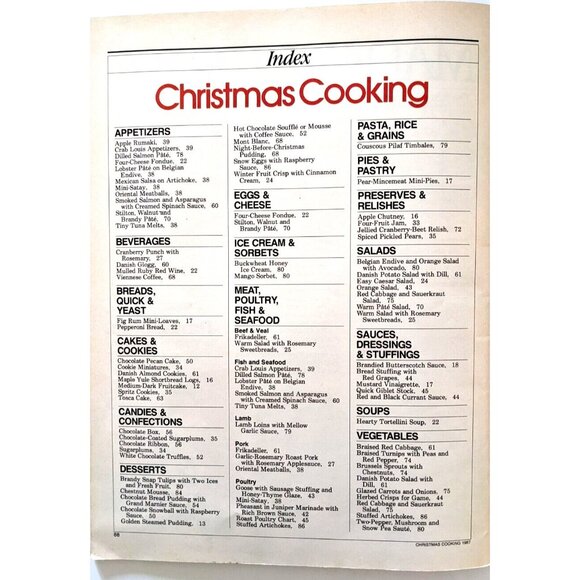 Canadian Living Christmas Cooking Food Magazine 1986 , 1987 VTG Printed inCanada - Picture 8 of 10